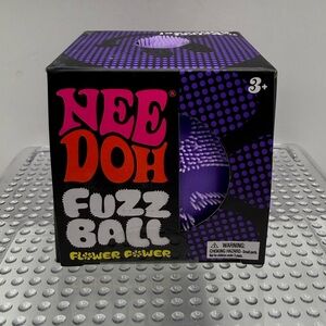 Purple NeeDoh Fuzz Ball Flower Power